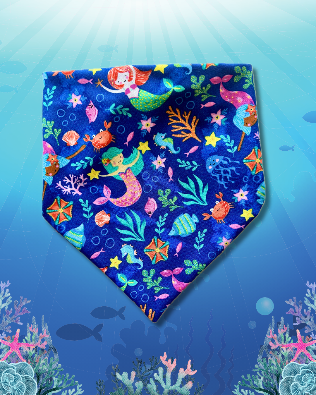 Wanna Play Mermaids? Scrunchie Bandana