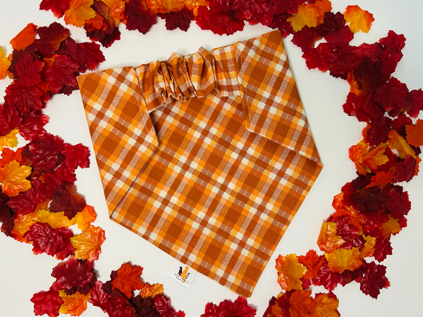 Cute as Pumpkin Pie Scrunchie Bandana