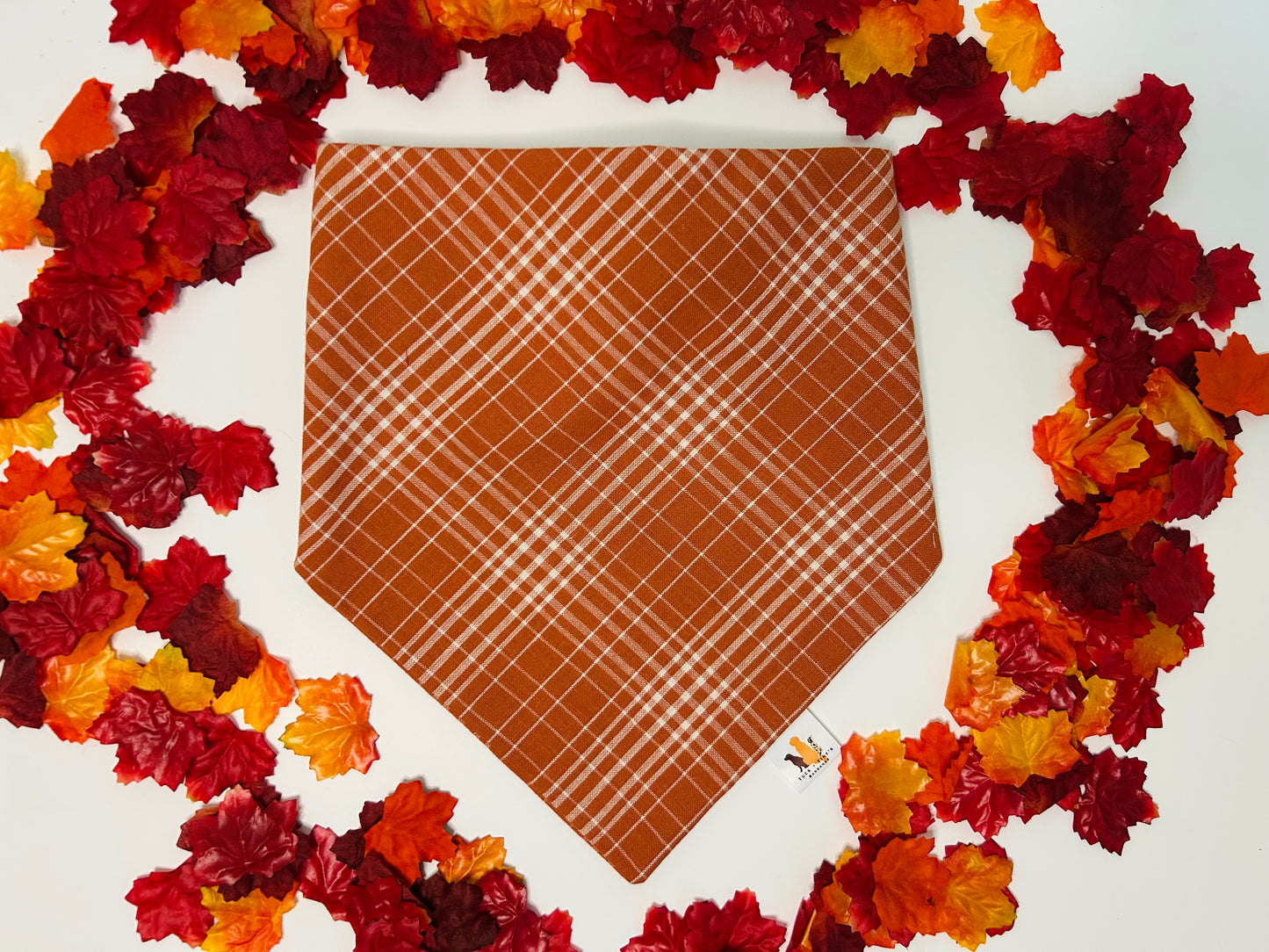 Autumn Skies and Pumpkin Pies Scrunchie Bandana