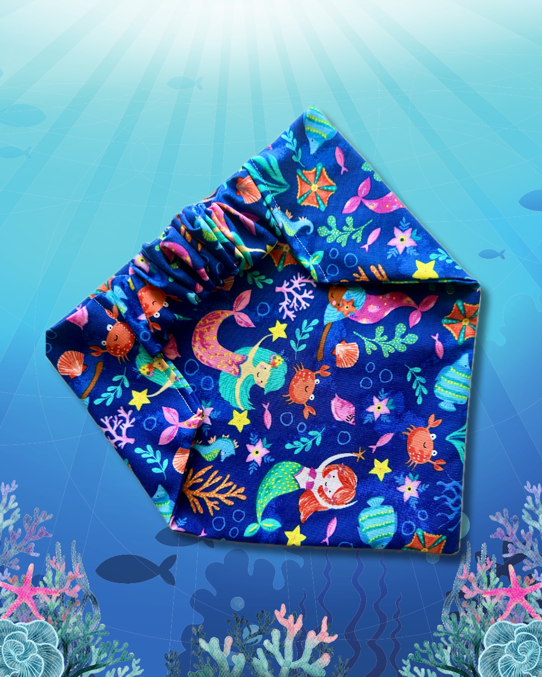 Wanna Play Mermaids? Scrunchie Bandana
