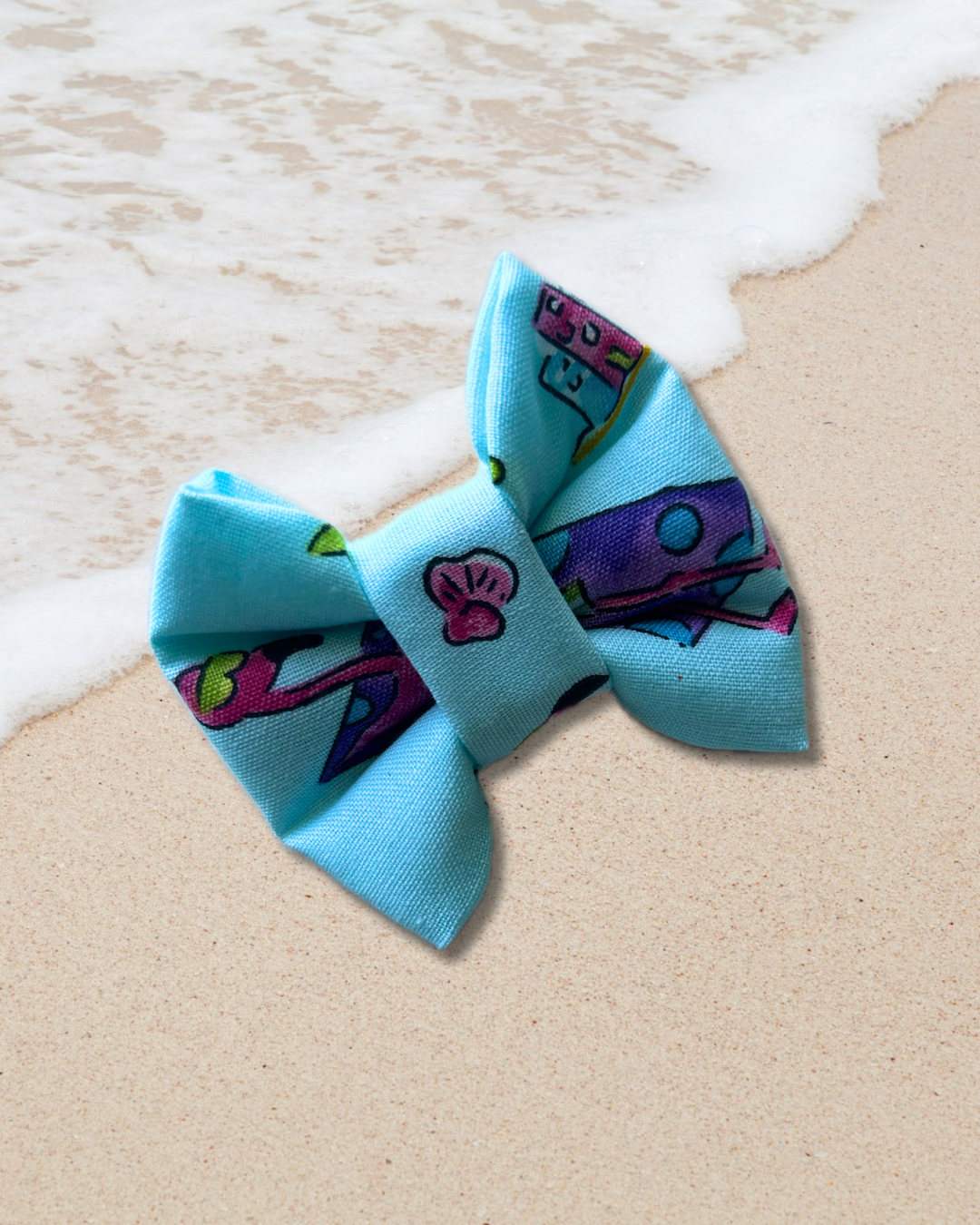 Float Your Worries Away Slip Over the Collar Bow Tie