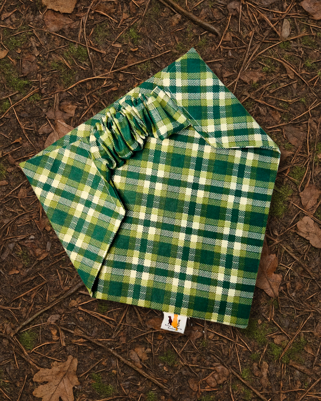Evergreen Scrunchie Bandana