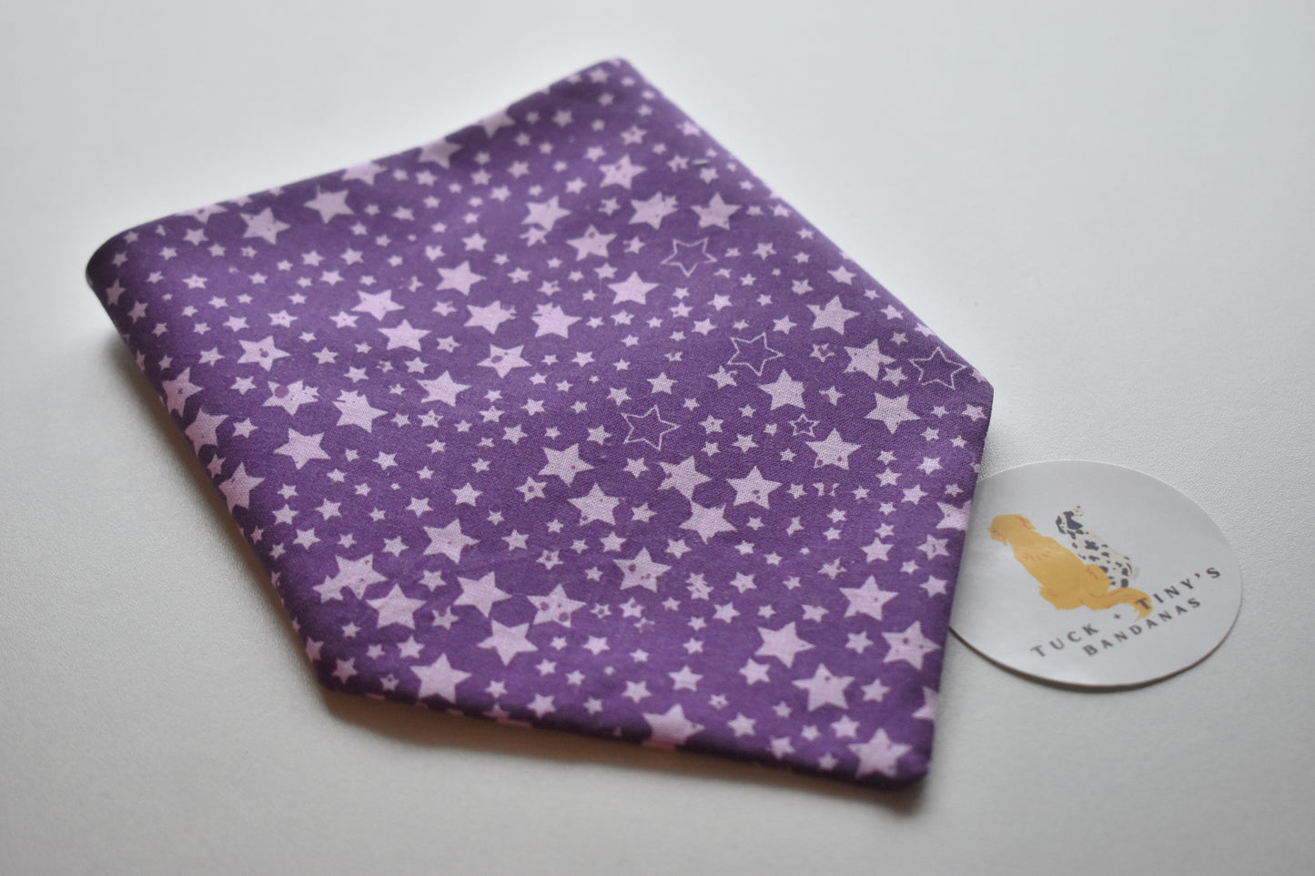 Purple Night Slip Over the Collar Bandana
