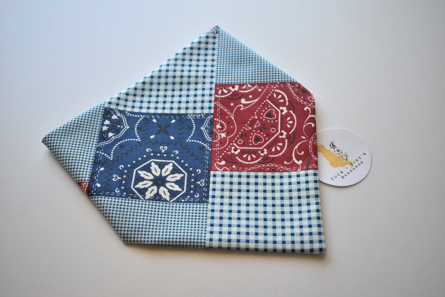 Patchwork Dreams Slip Over the Collar Bandana