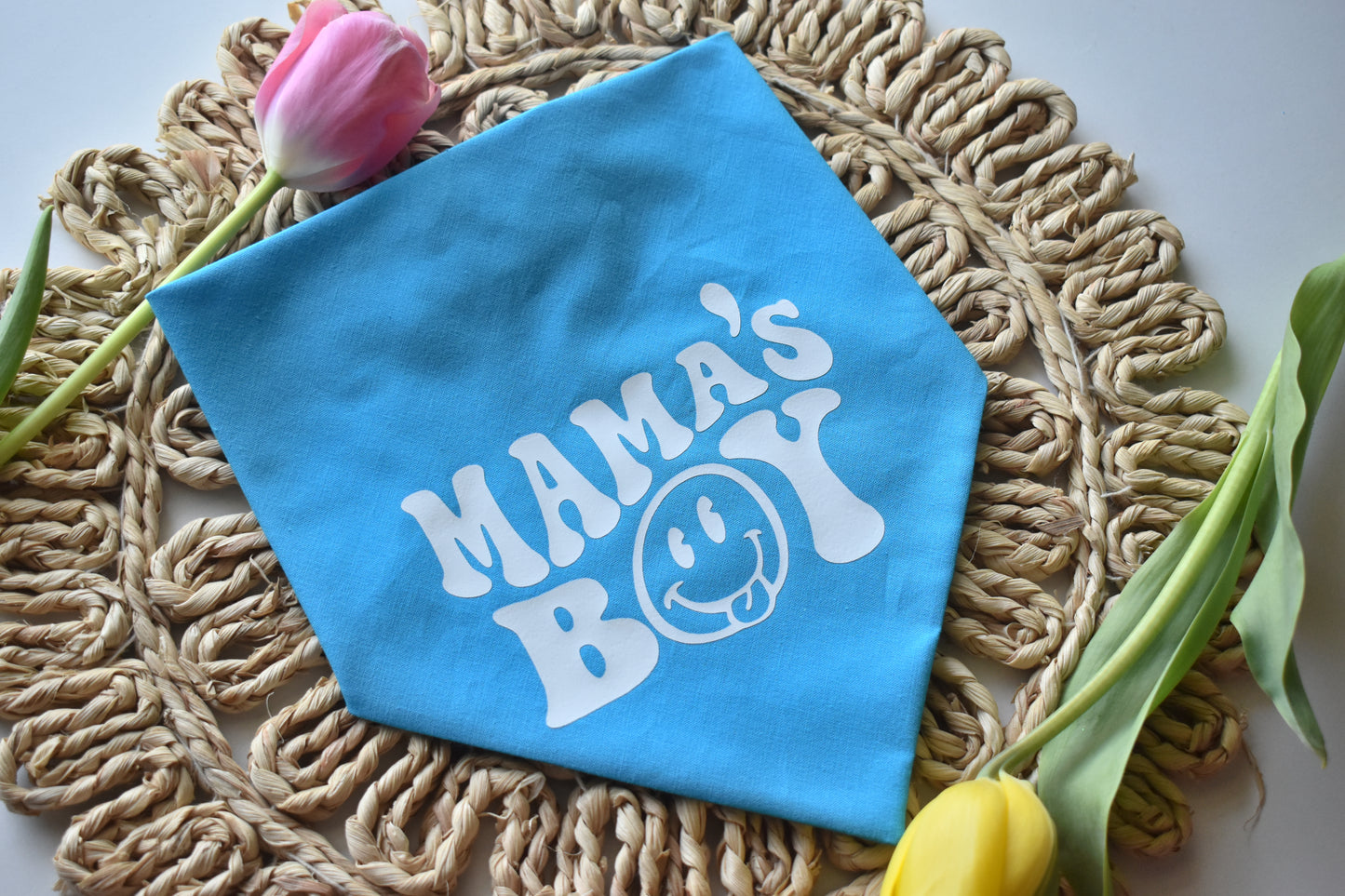 Mama's Boy Scrunchie Bandana