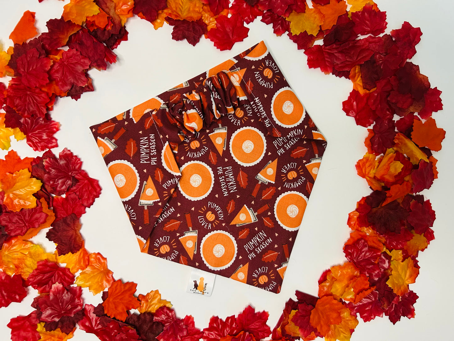 Pumpkin Spice Season Scrunchie Bandana