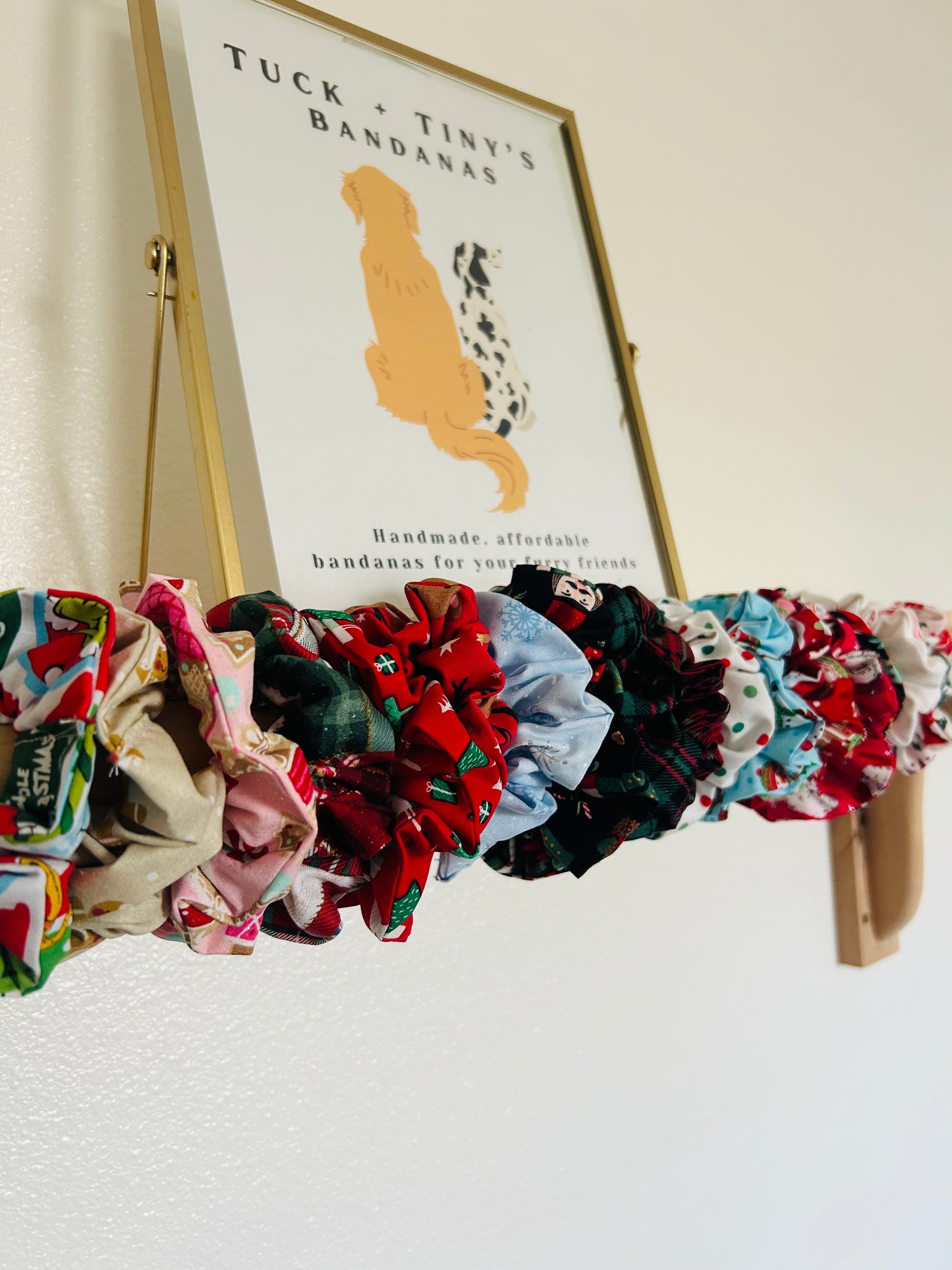 All I Want For Christmas Is Gingerbread Scrunchie