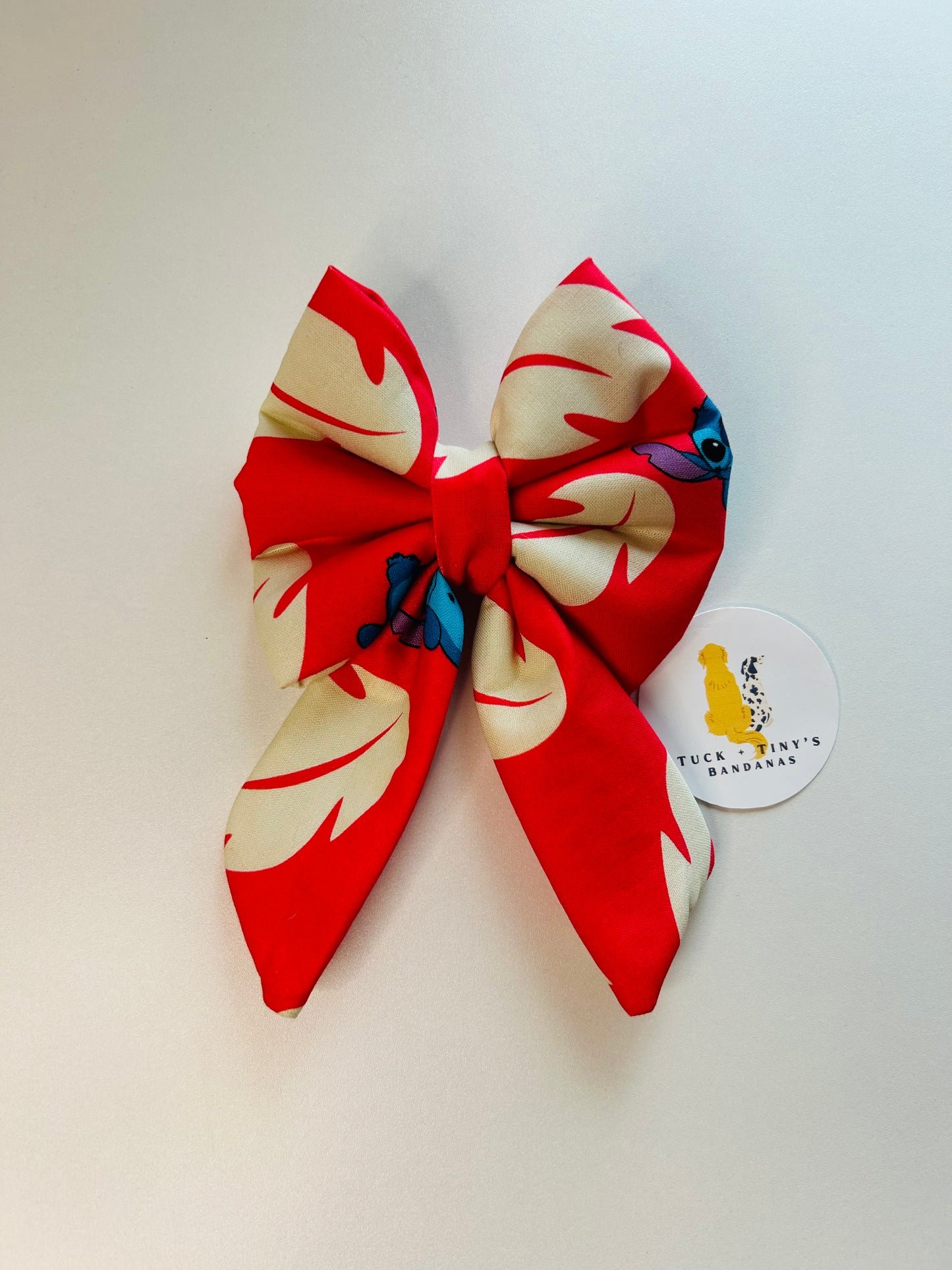 Hawaiian Roller Coaster Slip Slip Over the Collar Sailor Bow