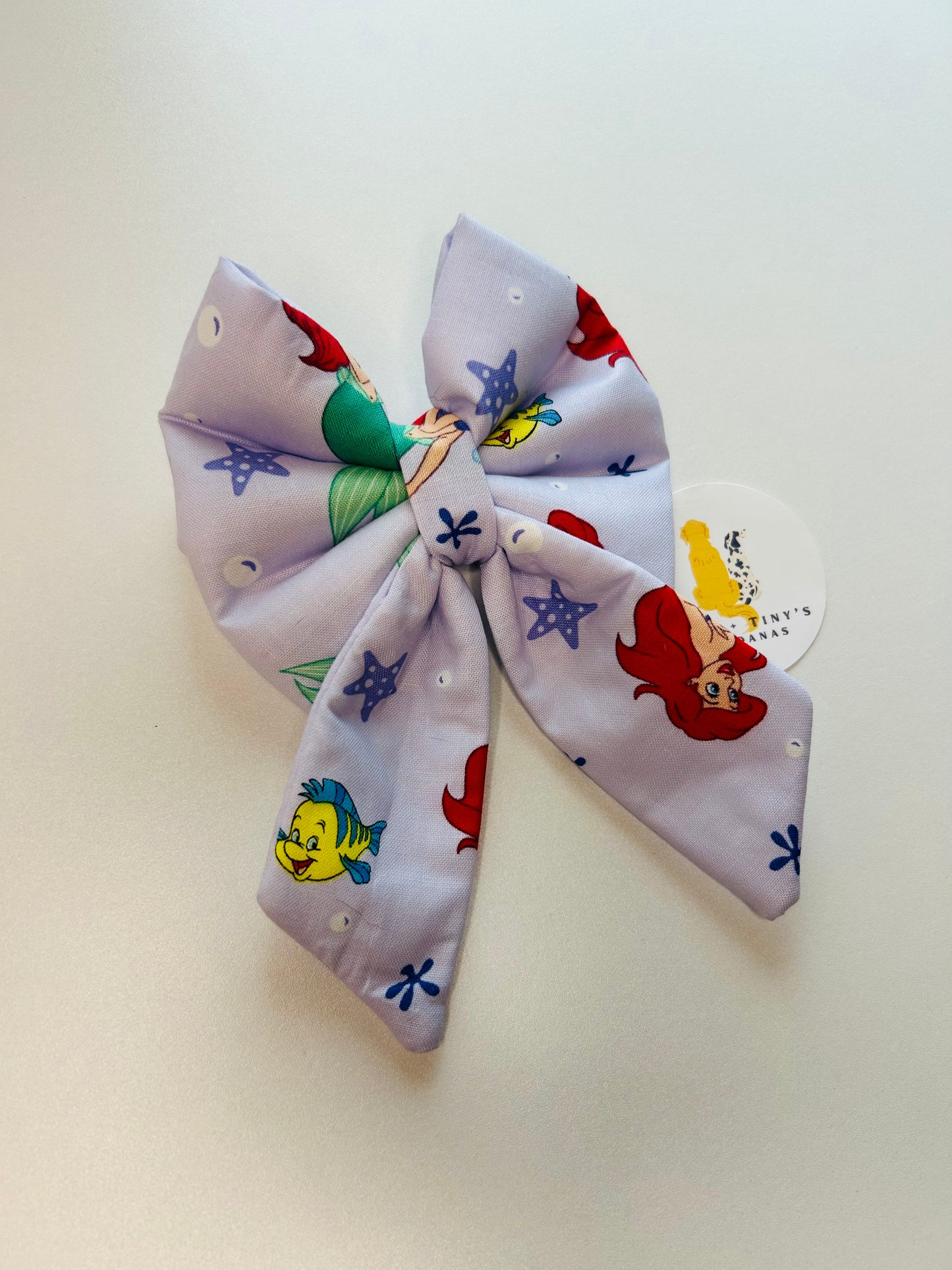Part of Your World Slip Over the Collar Sailor Bow