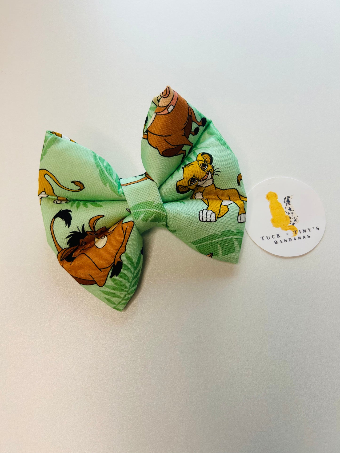 Hakuna Matata Slip Over the Collar Bow Tie