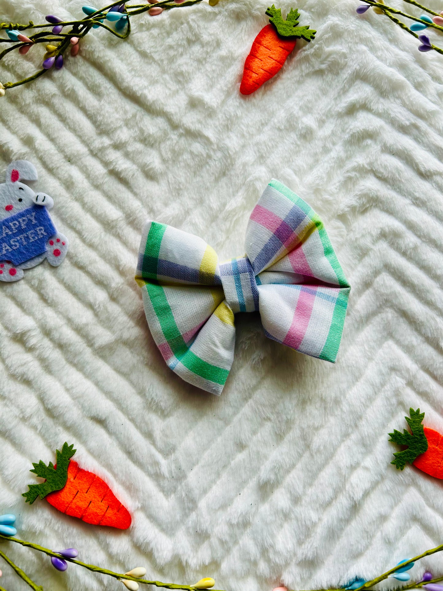 Egg-stremely Cute Slip Over the Collar Bow Tie