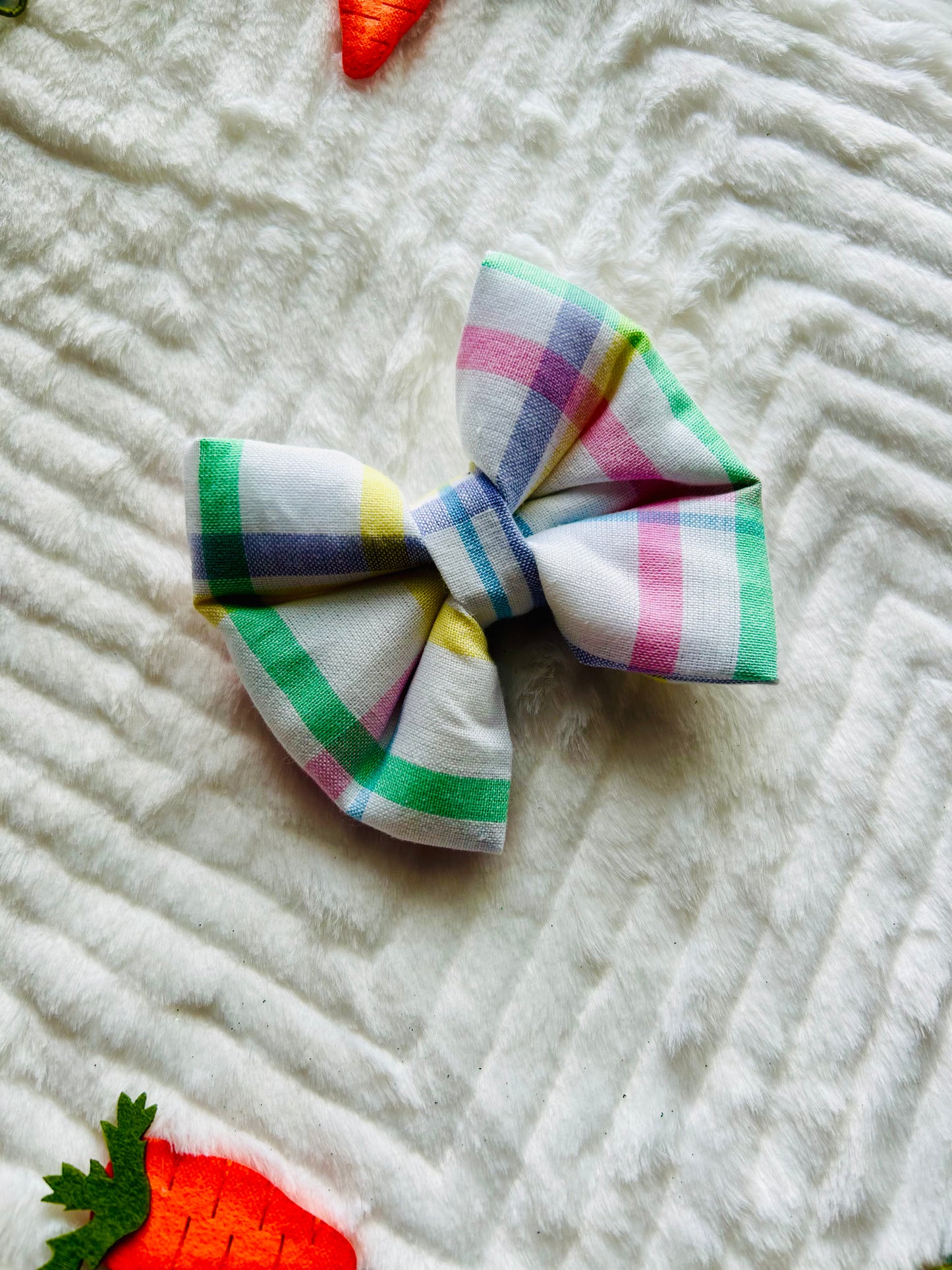 Egg-stremely Cute Slip Over the Collar Bow Tie
