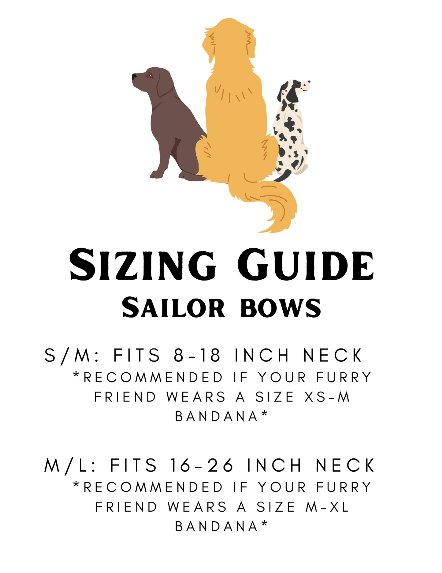 Appalachian Trails Slip Over the Collar Sailor Bow
