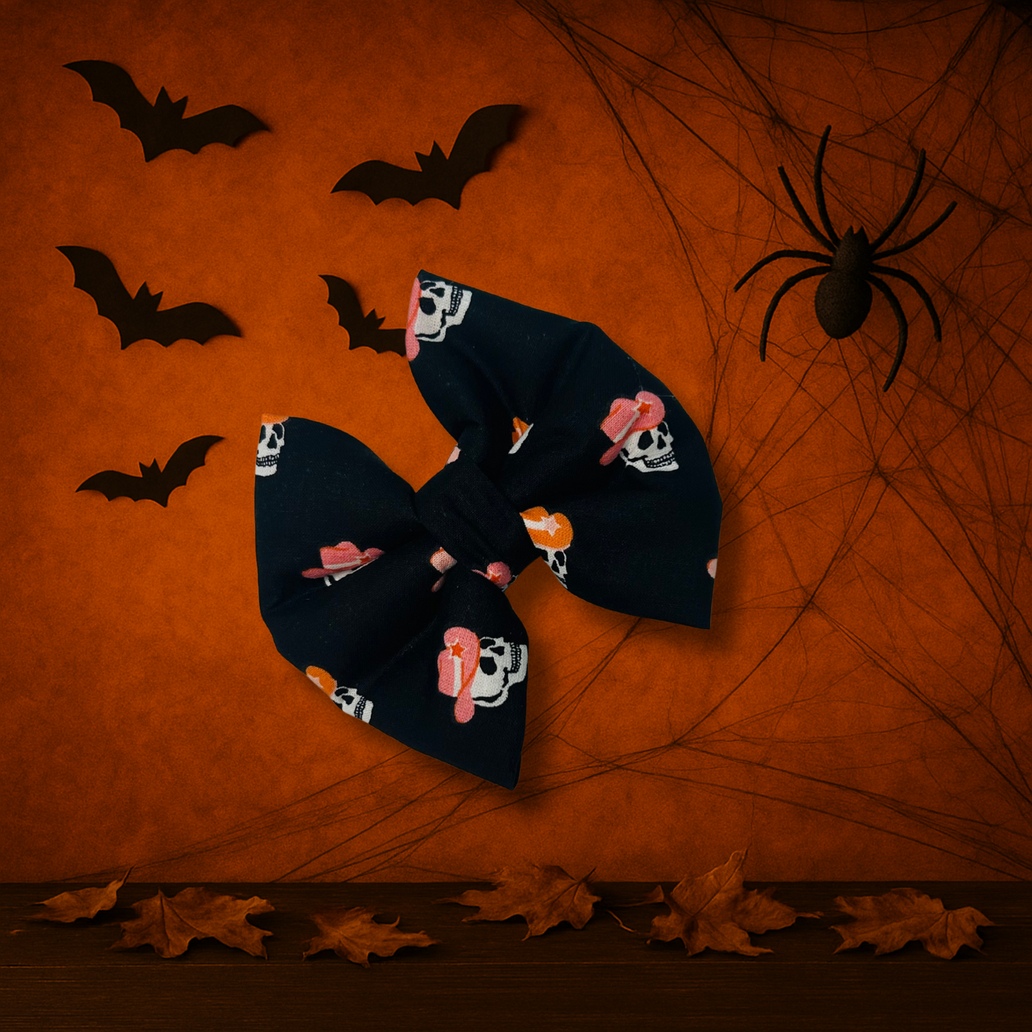 Let’s Go Ghouls Slip Over the Collar Bow Tie