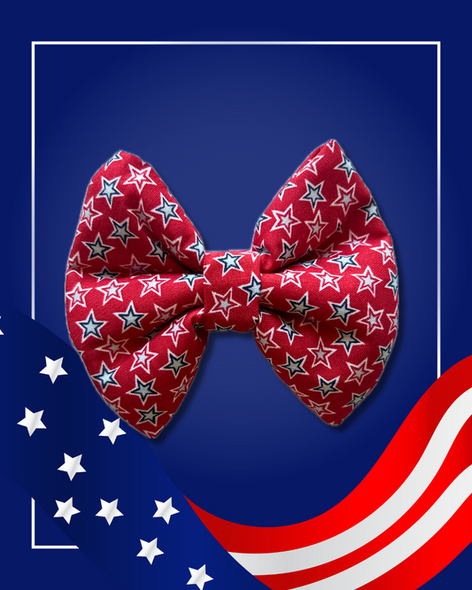 Home of the Brave Slip Over the Collar Bow Tie