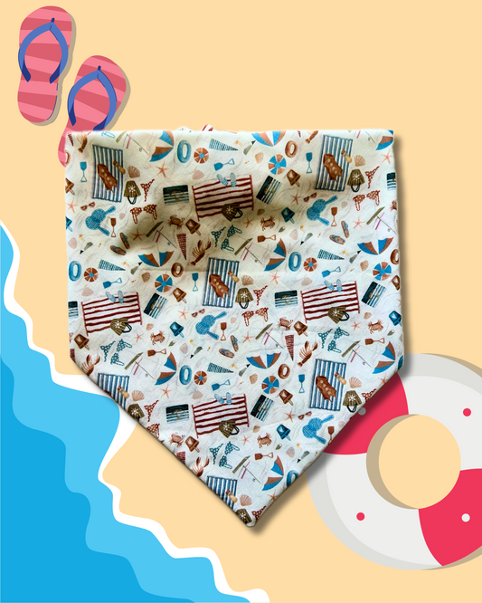 Summertime Sunshine Scrunchie Bandana