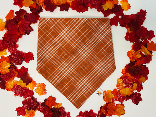 Autumn Skies and Pumpkin Pies Scrunchie Bandana