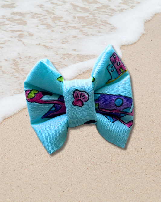 Float Your Worries Away Slip Over the Collar Bow Tie