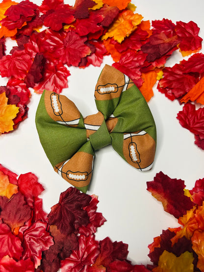 Falling Leaves and Football Please Slip Over the Collar Bow Tie
