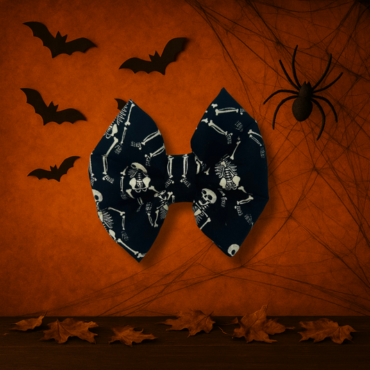 Bone To Be Wild Slip Over the Collar Bow Tie