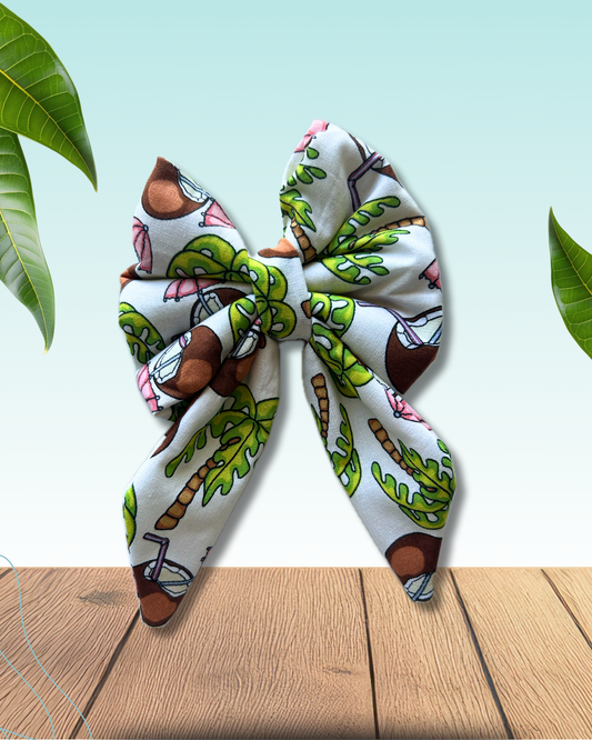 If You Like Pina Coladas Slip Over the Collar Sailor Bow