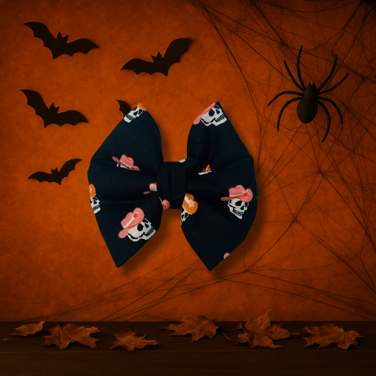 Let’s Go Ghouls Slip Over the Collar Bow Tie
