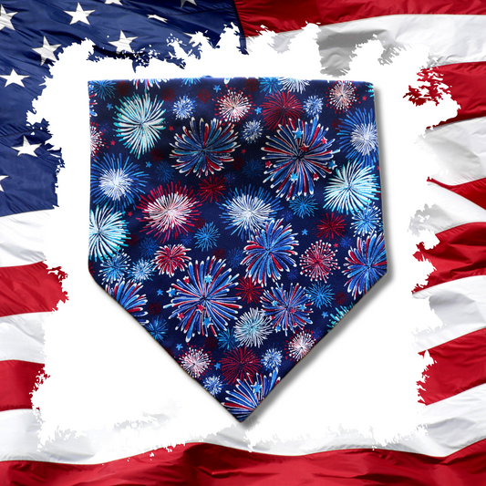 God Bless America Scrunchie Bandana