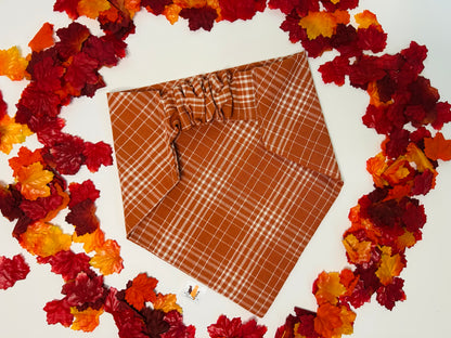 Autumn Skies and Pumpkin Pies Scrunchie Bandana