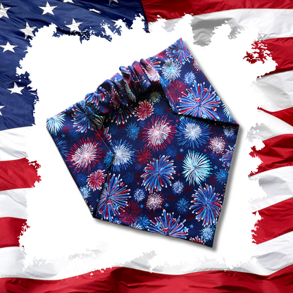 God Bless America Scrunchie Bandana