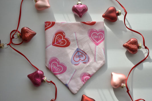 Lollipops & Love Slip Over the Collar Bandana