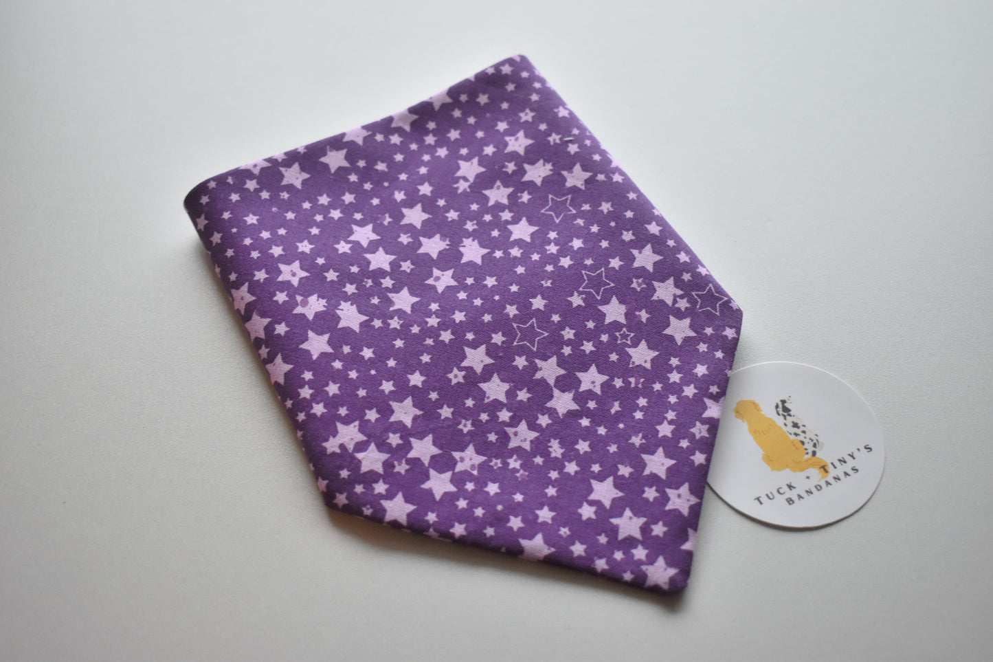 Purple Night Slip Over the Collar Bandana