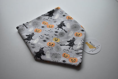 Witches, Ghosts, and Pumpkins Oh My! Slip Over the Collar Bandana