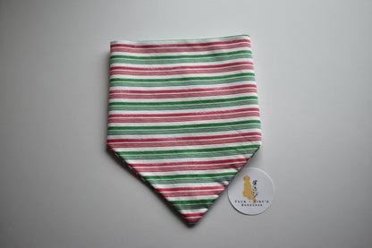 Candy Cane Cutie Slip Over The Collar Bandana