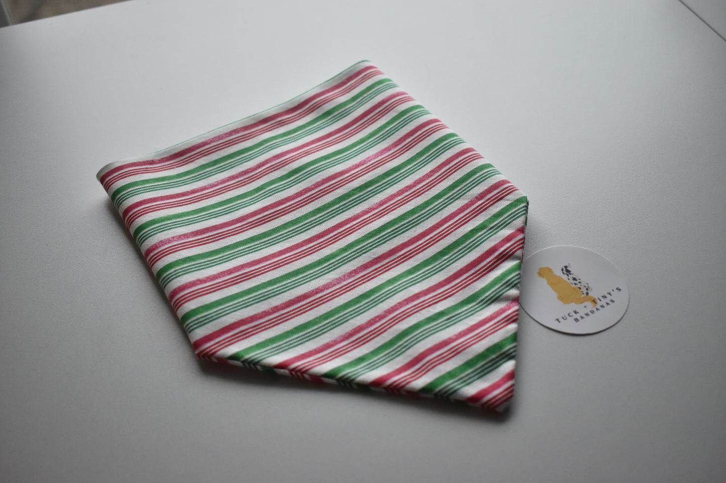 Candy Cane Cutie Slip Over The Collar Bandana