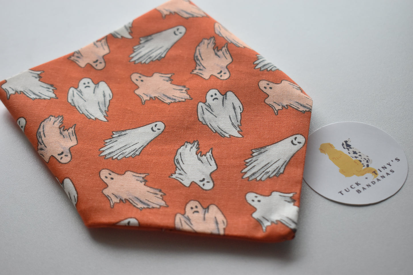 Ghostly Cute Slip Over the Collar Bandana