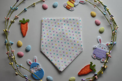 Cotton Tail Cutie Slip Over the Collar Bandana