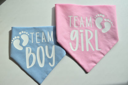 Team Girl/Boy Slip Over the Collar Bandana