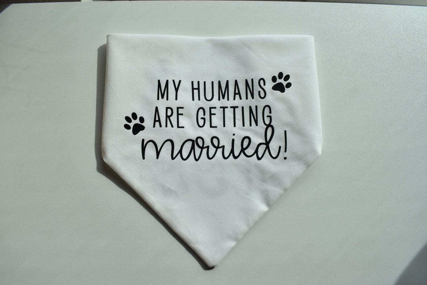 My Humans Are Getting Married Slip Over the Collar Bandana