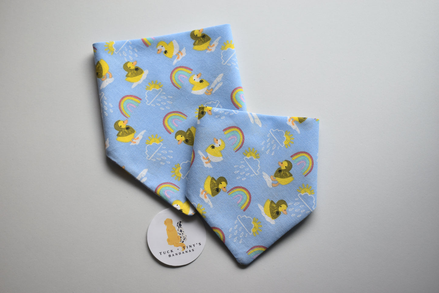 It's Raining Quackers Slip Over the Collar Bandana