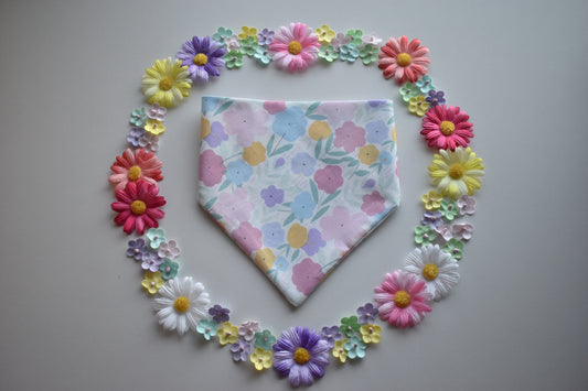 Bloomin' Blossoms Slip Over the Collar Bandana