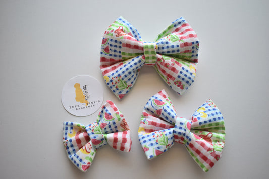 Summer Time Picnics Slip Over the Collar Bowtie