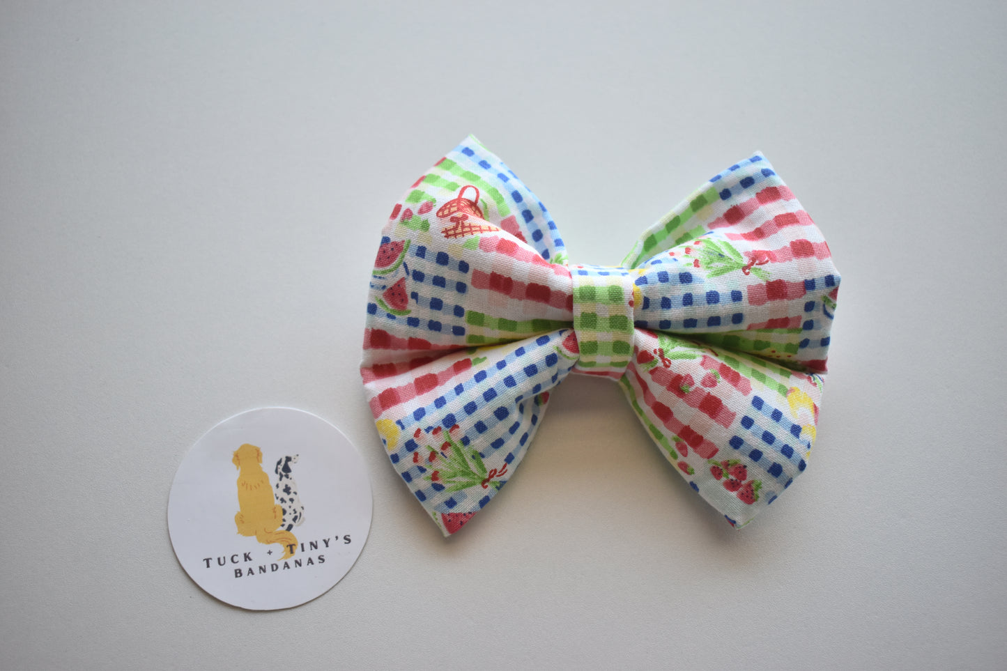 Summer Time Picnics Slip Over the Collar Bowtie