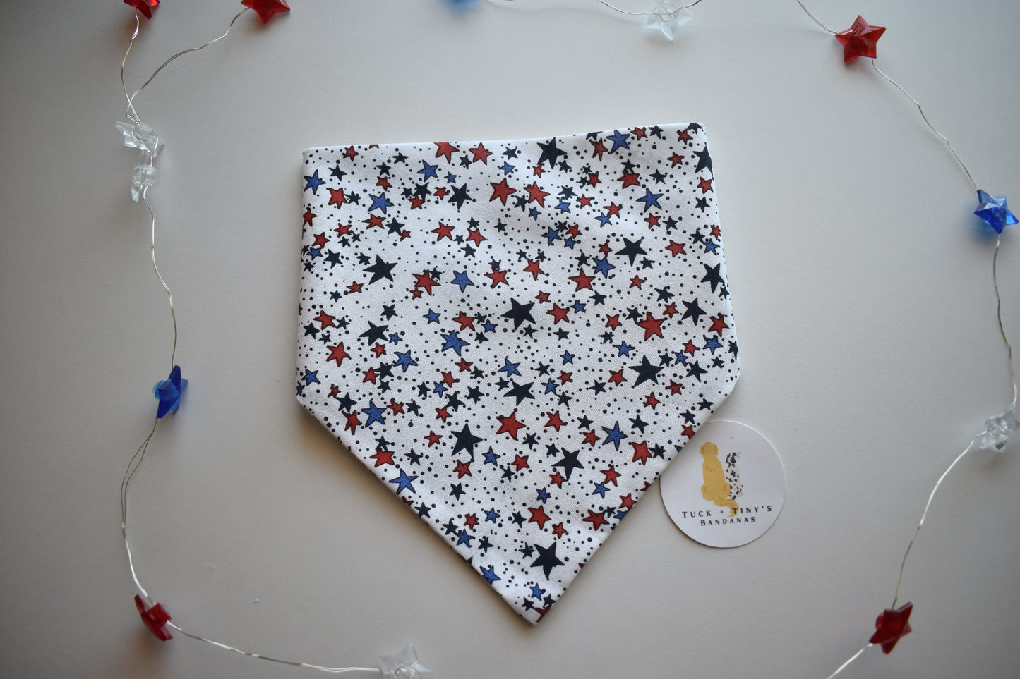 Star Spangled Banner Slip Over the Collar Bandana