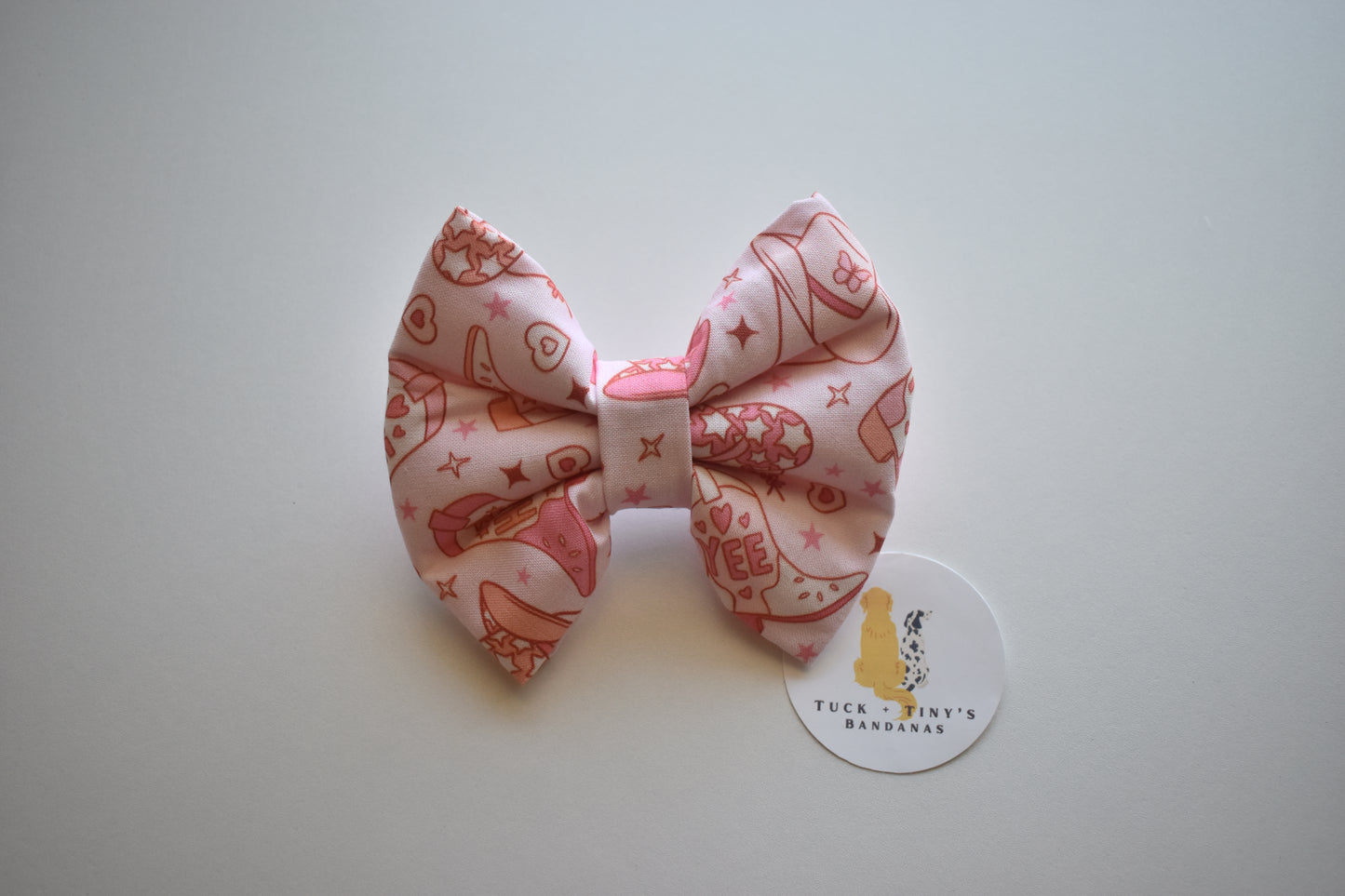 Let's Go Girls Slip Over the Collar Bow tie