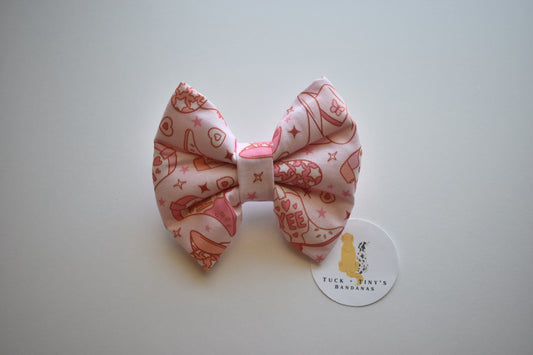 Let's Go Girls Slip Over the Collar Bow tie