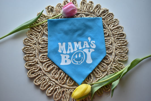Mama's Boy Scrunchie Bandana