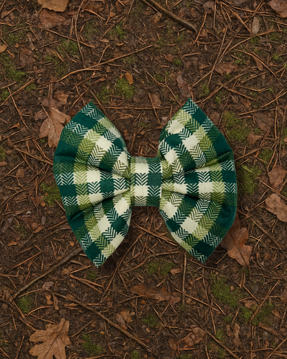 Evergreen Slip Over the Collar Bow Tie