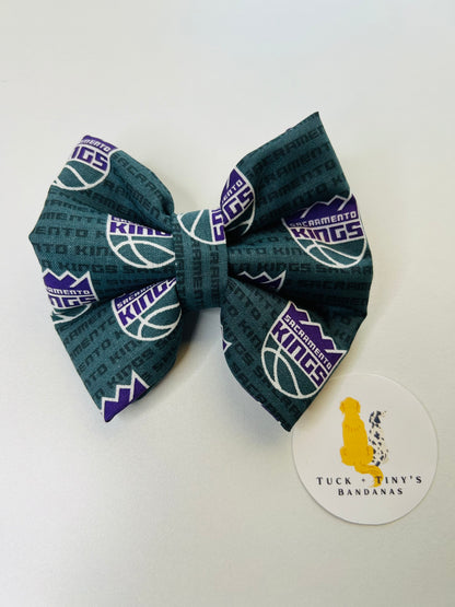 Sacramento Kings Slip Over the Collar Bow Tie