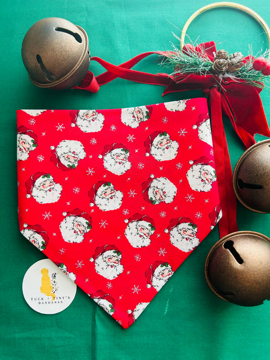 Little Saint Nick Slip Over the Collar Bandana