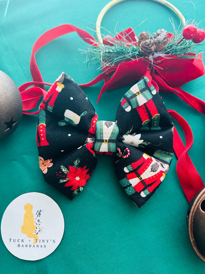 The Nutcracker Slip Over the Collar Bow Tie